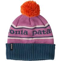 Patagonia Powder Town Beanie - Youth - Park Stripe Knit / Light Star Pink (PKLS)