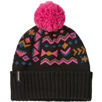 Patagonia Powder Town Beanie - Youth - Wandering Woods Knit / Pitch Blue (WAPH)