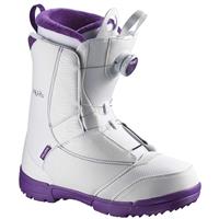 Salomon Pearl Boa Snowboard Boots - Women's - White / Grape Juice
