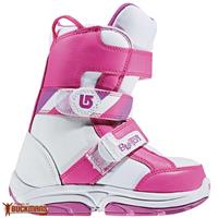 Burton Grom Snowboard Boots – Youth - White / Pink