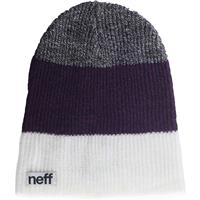 Neff Trio Beanie - White/Purple/Charcoal