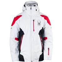 Spyder Leader Jacket - Men's - White / Red / Black