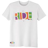 Ride Fitted Logo T-Shirt - Men's - White