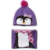 Columbia Infant Snow More Hat and Gaiter Set - Youth - Grape Gum Penguin