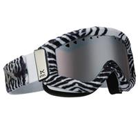 Anon Figment Goggle - Zebra Frame / Silver Mirror Lens