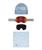 Hello Kitty Blue Grid Frame w/ Solar Mirror Lens (HKB)