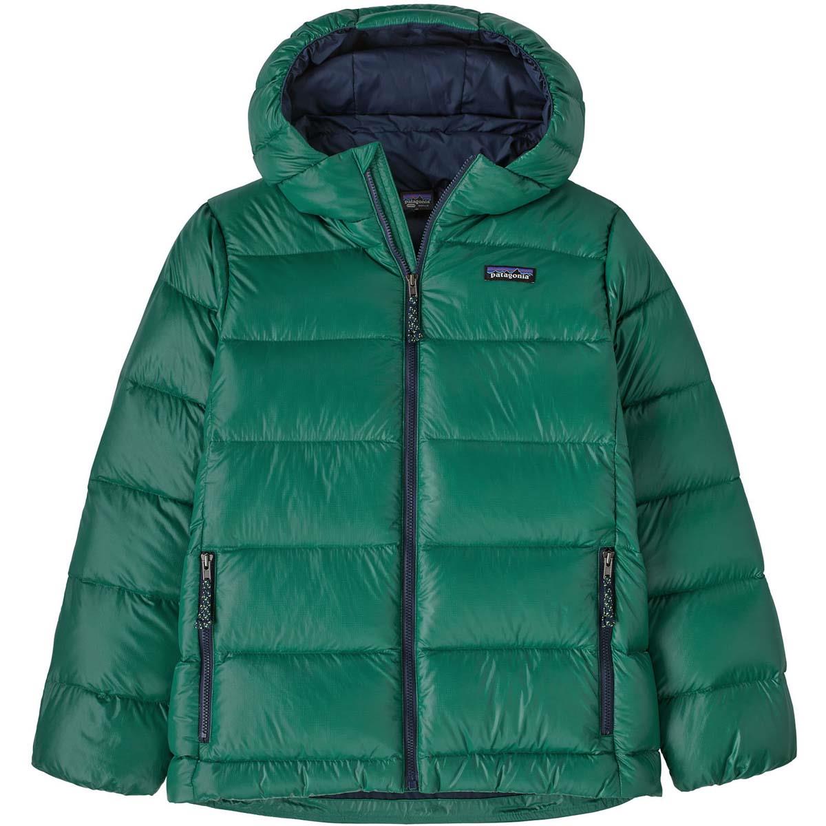 Patagonia Kids Hi Loft Down Sweater Hoody Conifer Green L